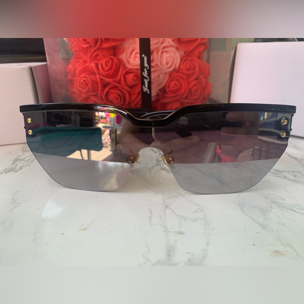 Multicolored Shades with white  and Black frames